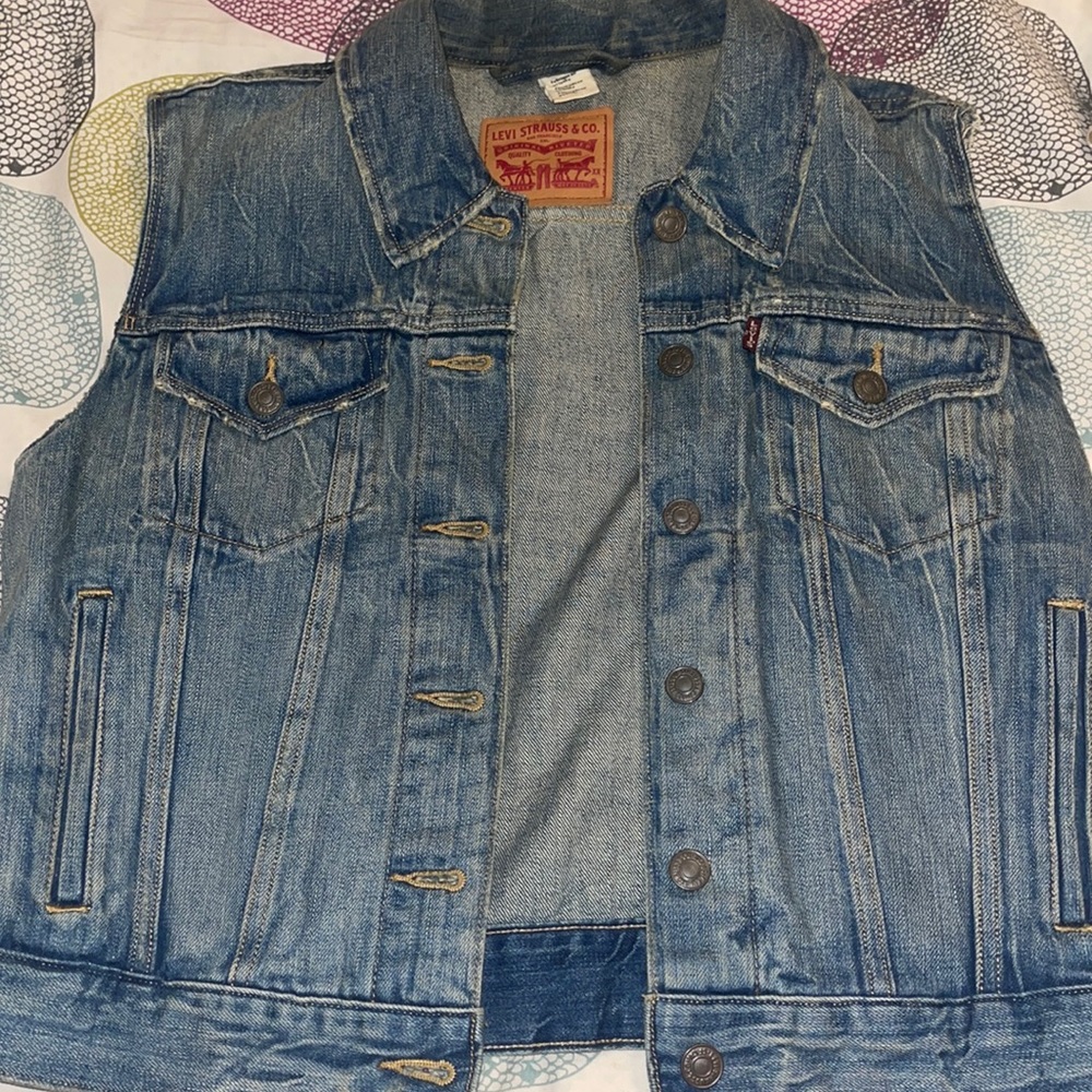 Levi’s jean vest